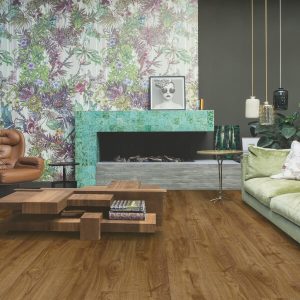 Quick Step Alpha Bloom Autumn Oak Brown